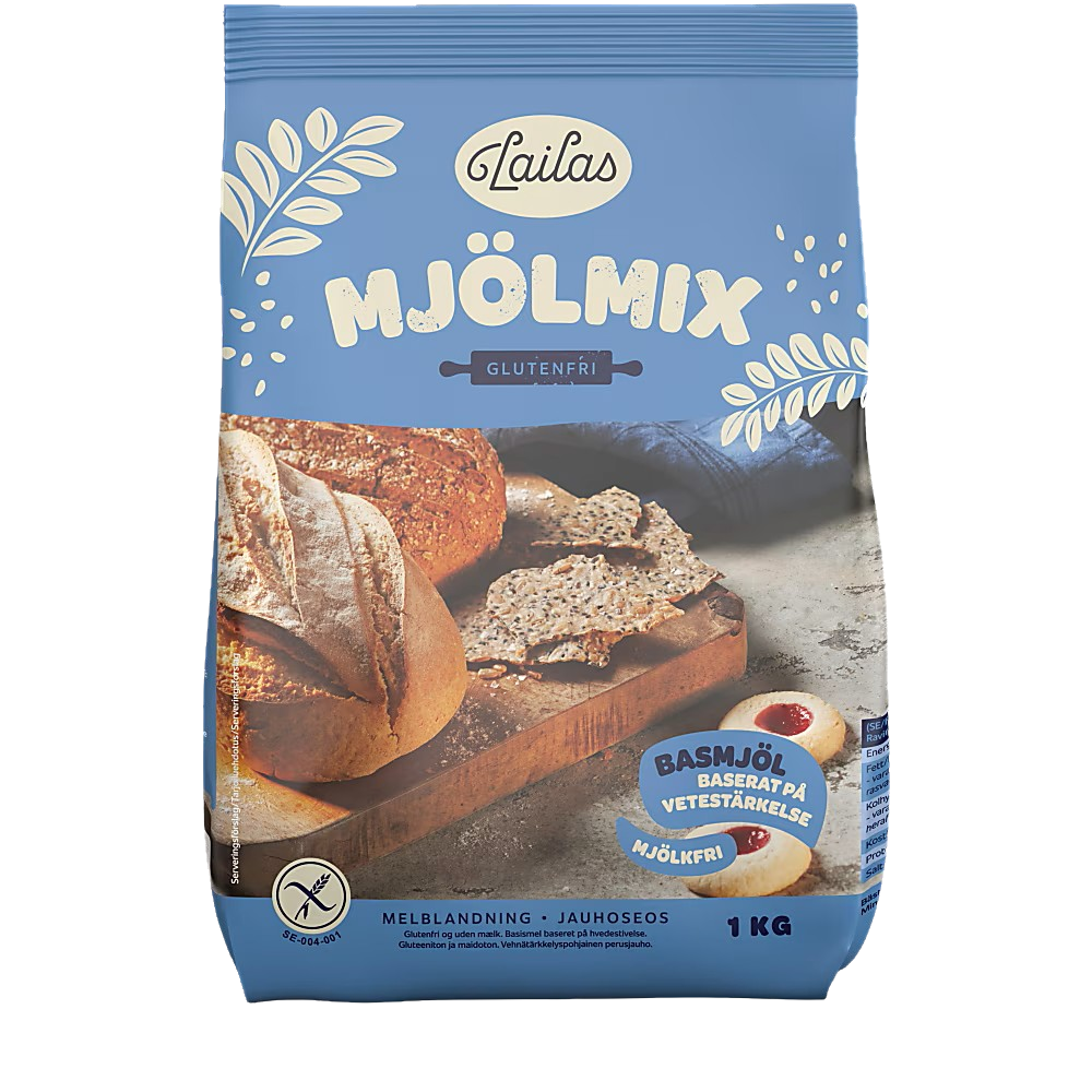LAILAS Mjölmix Glutenfri & Mjölkfri 1000g