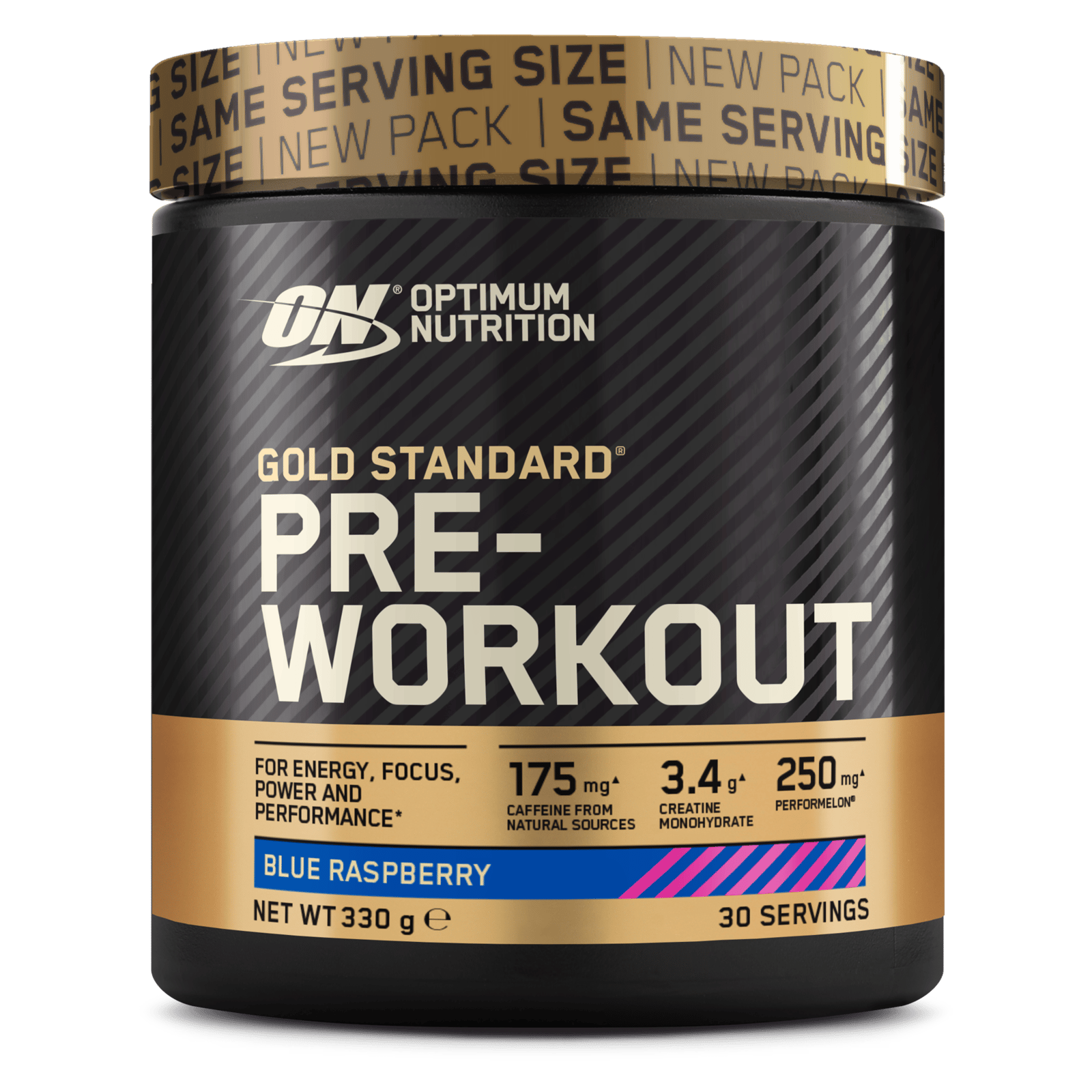 Optimum Nutrition Goldstandard PWO Blue Raspberry 330g