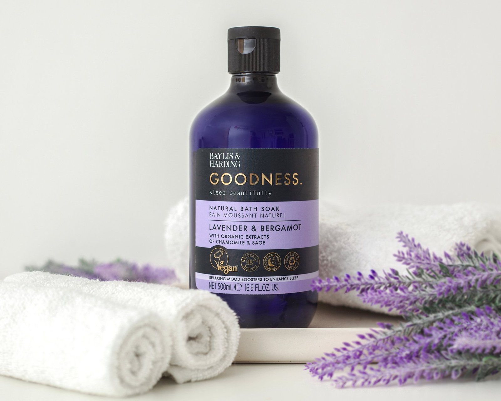 Baylis & Harding Goodness Sleep Lavender Bath Soak 500 ml
