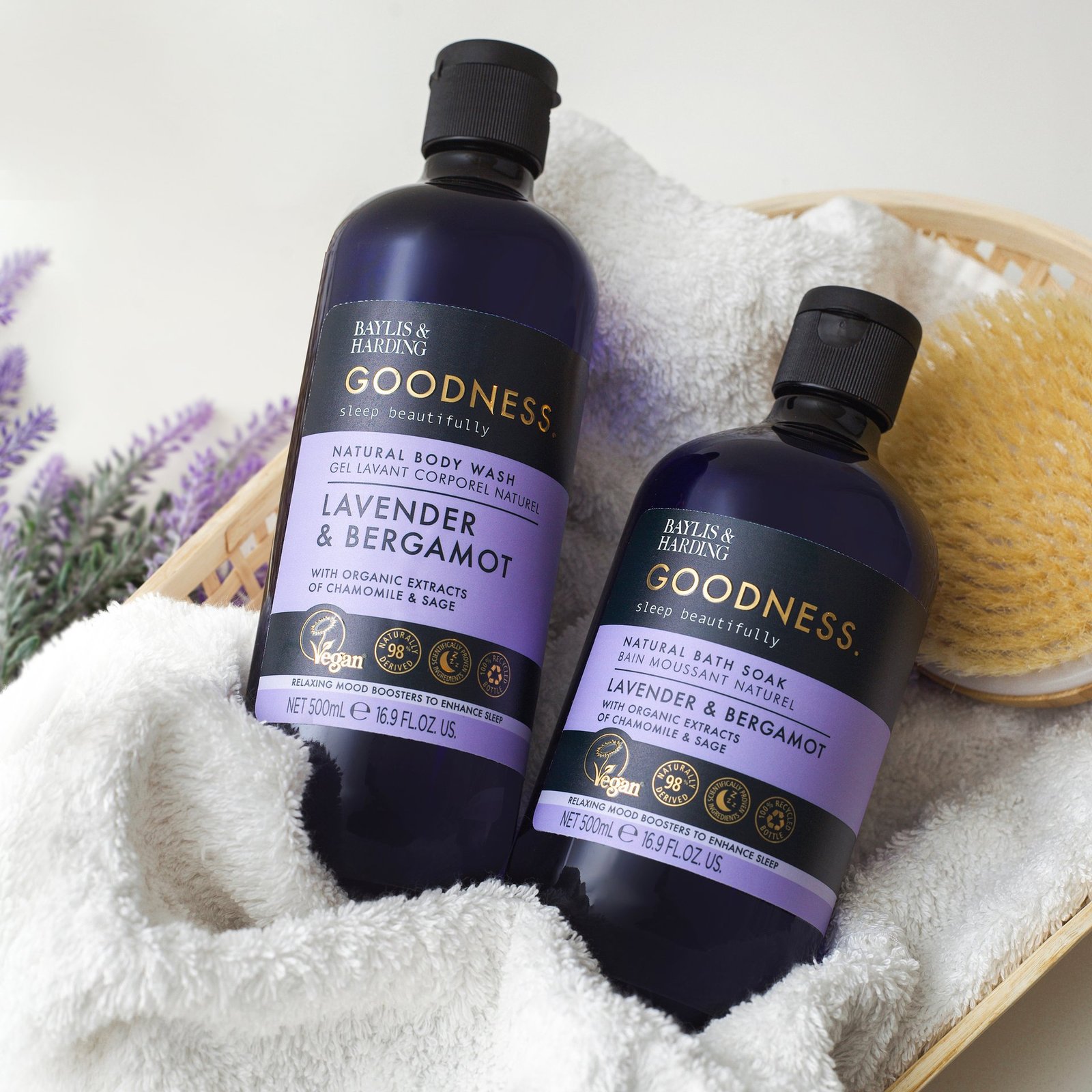 Baylis & Harding Goodness Sleep Lavender Bath Soak 500 ml