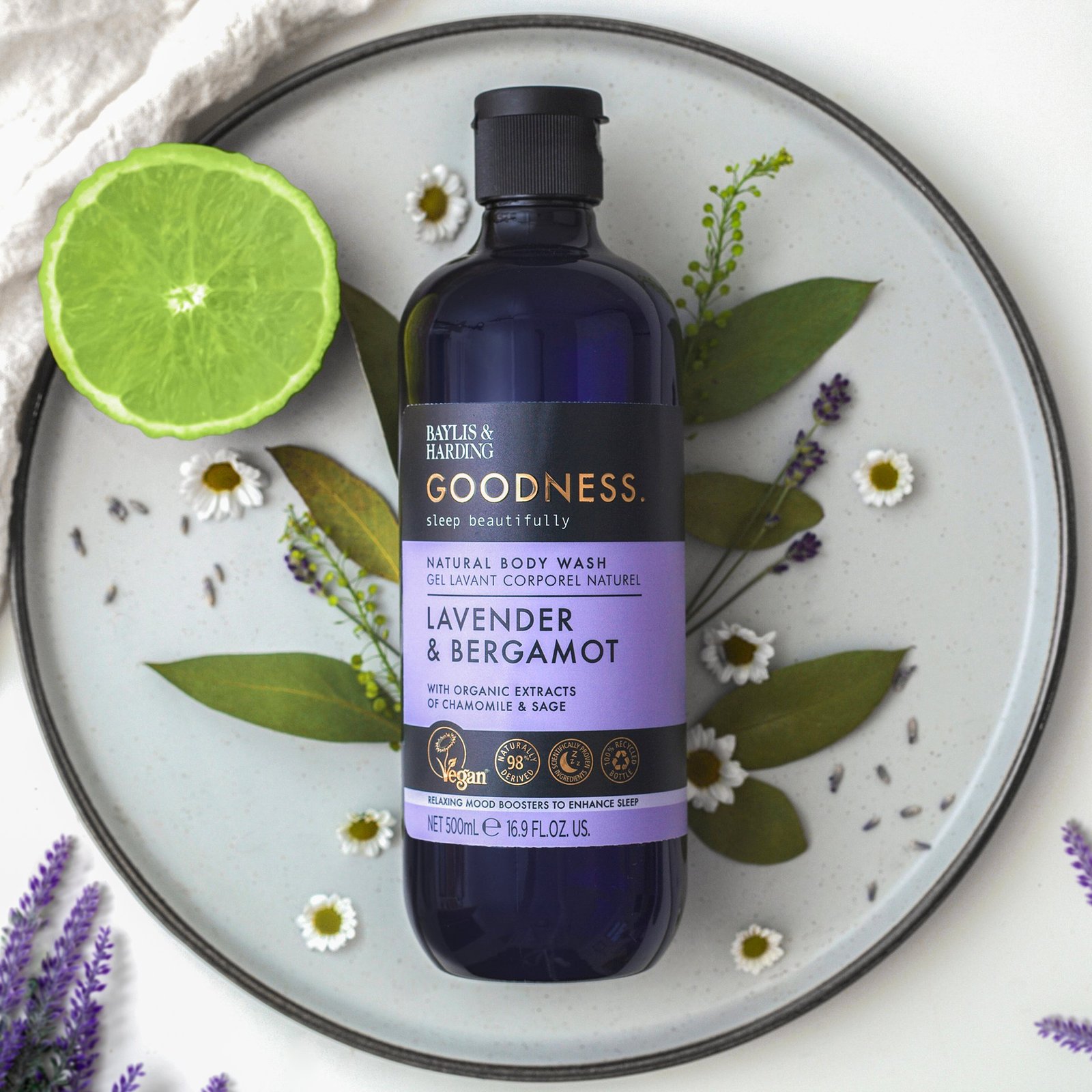 Baylis & Harding Goodness Sleep Lavender Body Wash 500 ml