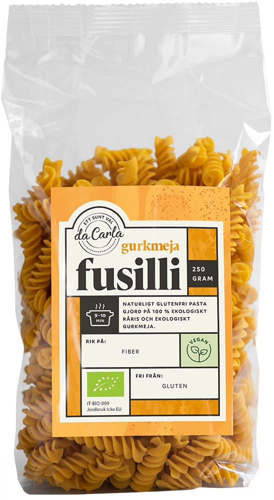 da Carla Ekologisk Gurkmeja Fusilli 250 g
