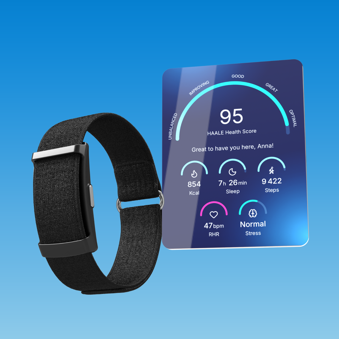 HAALE - Smart Band-Black/Black