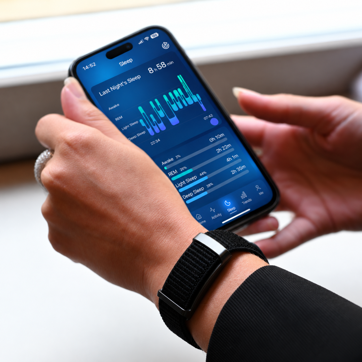 HAALE - Smart Band-Black/Black