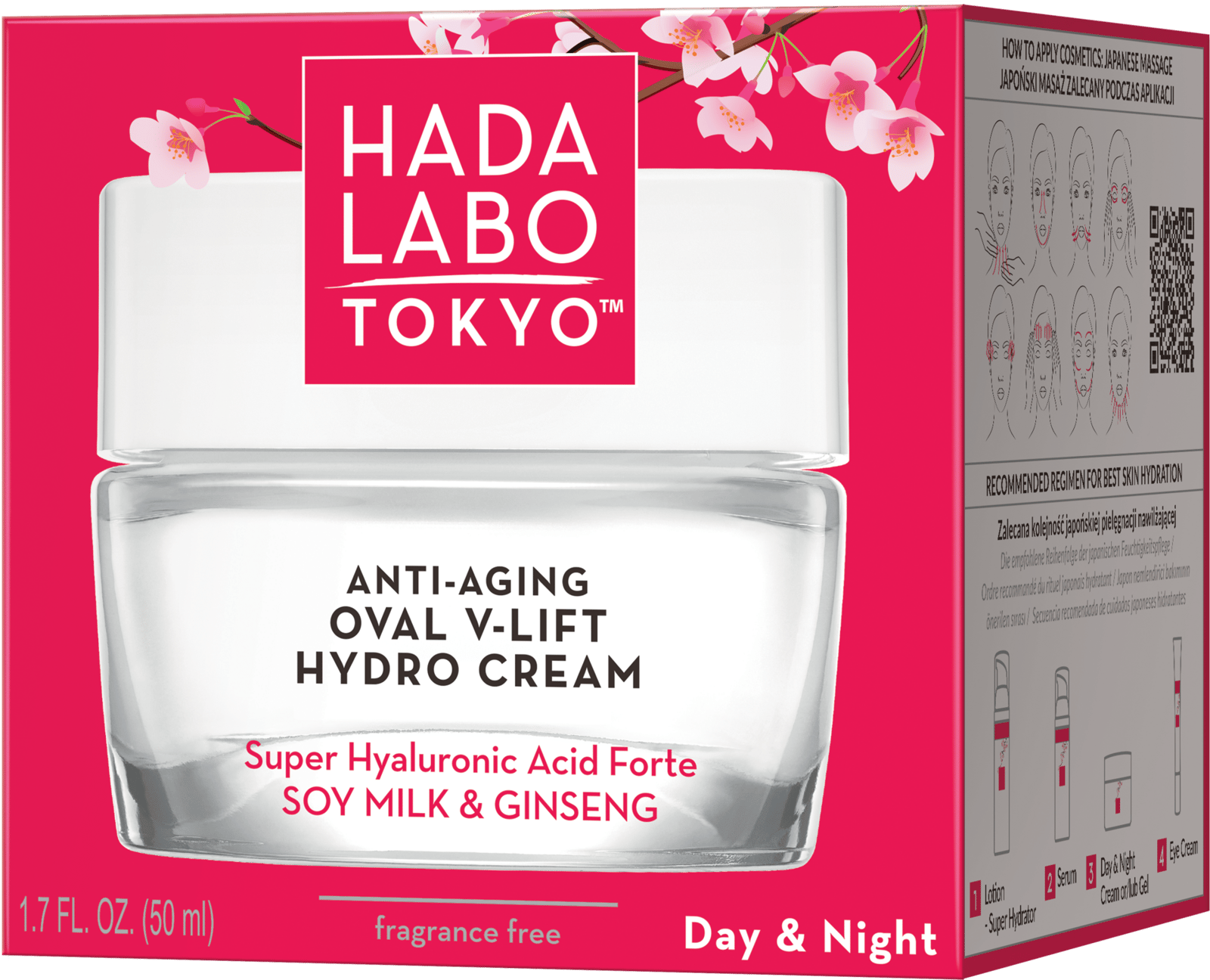Hada Labo Tokyo Anti-Aging Oval V-Lift Hydro Cream 50 ml