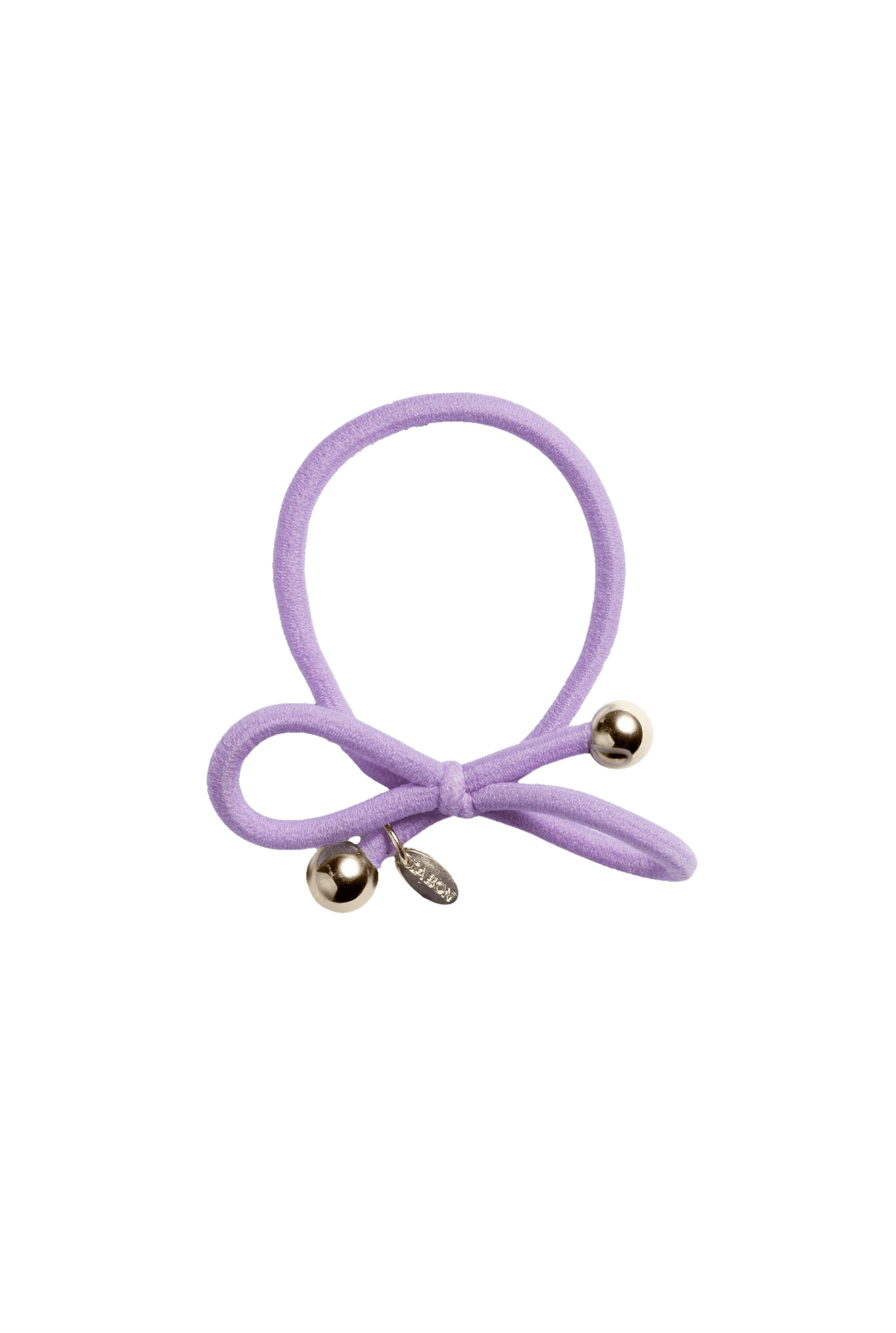 IA BON Hair Tie Gold Bead Lilac 1 st