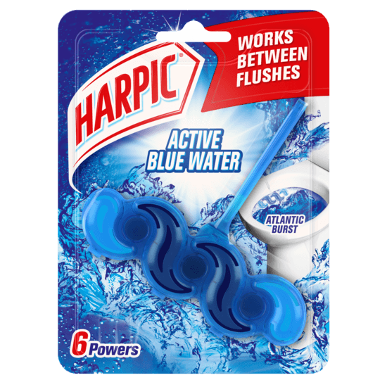 Harpic Toalettrengöringsblock Active Blue Water Atlantic Burst