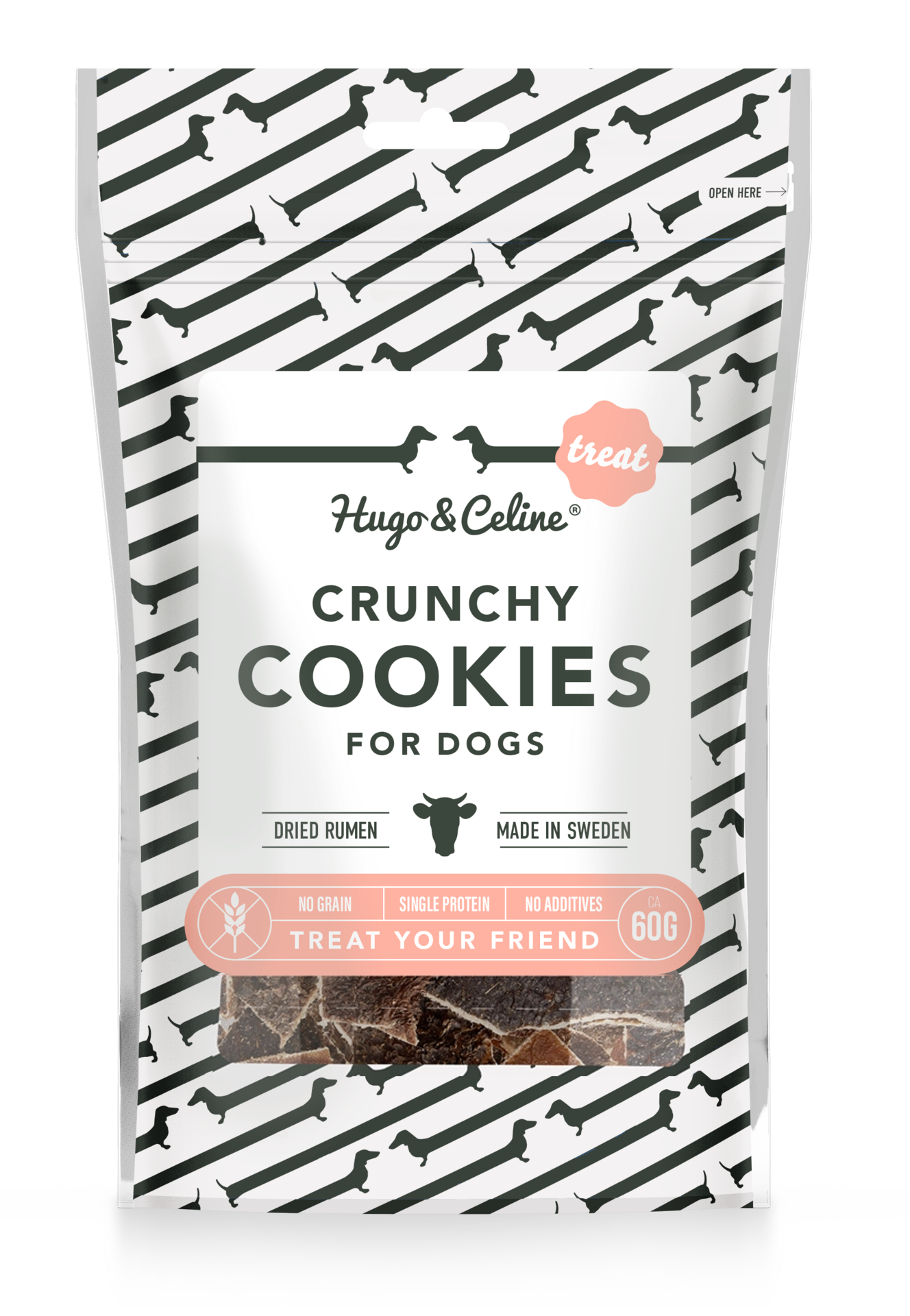 Hugo & Celine Crunchy Cookies 60 g