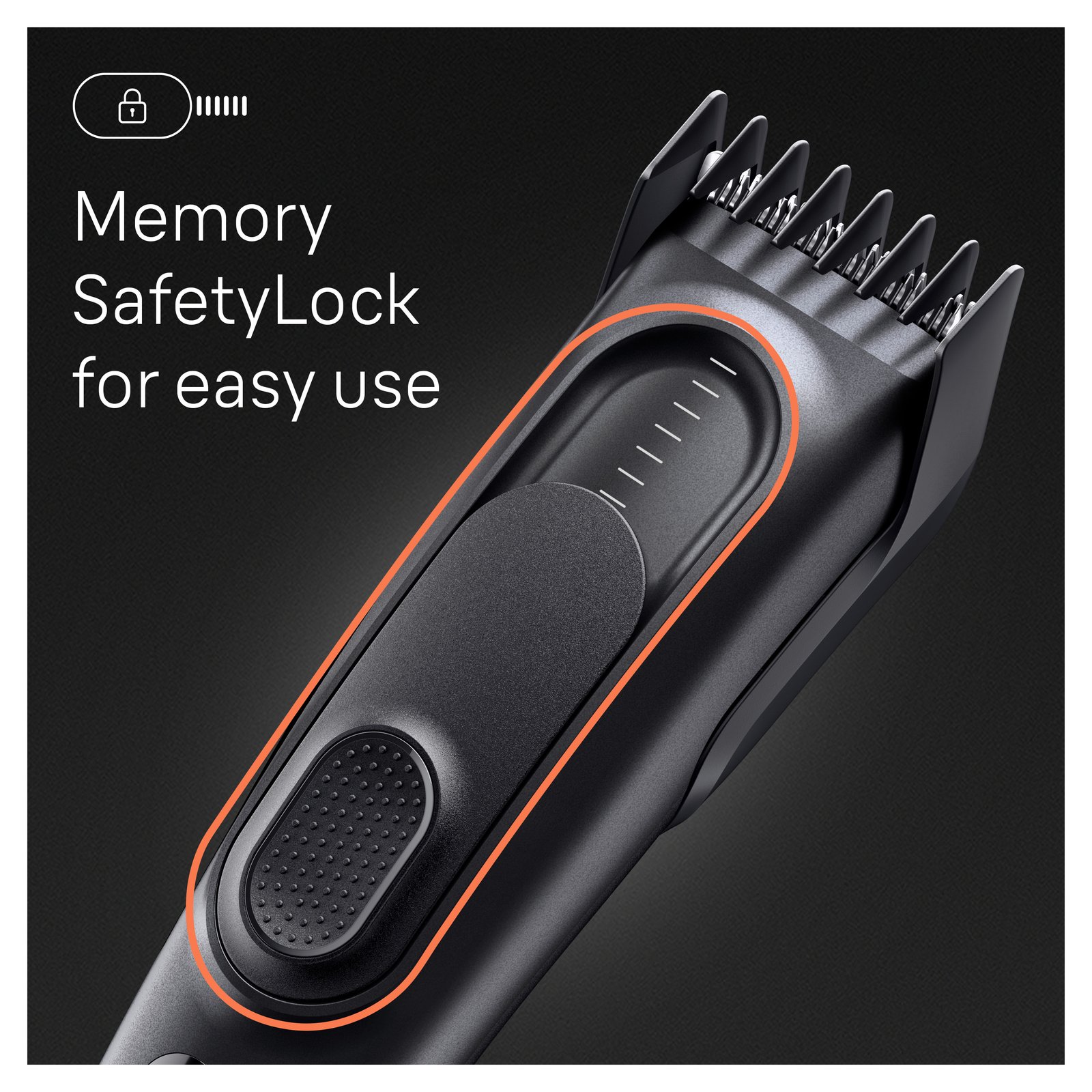 Braun Series 5 HC5330 Hårklippare för män 17 Längdinställningar