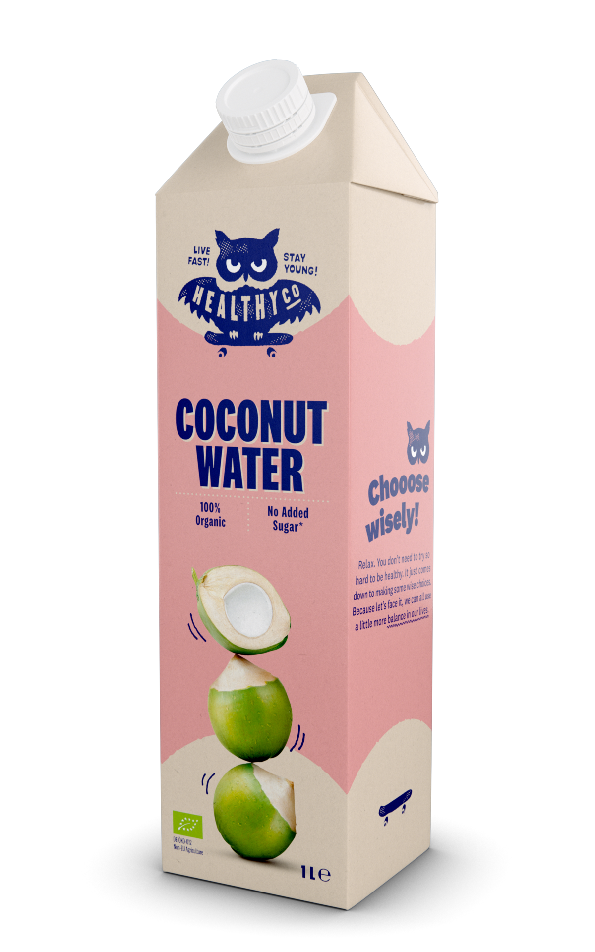 HealthyCo Kokosvatten 1000 ml