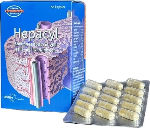 Lifeline A/S Hepacyl 60 kapslar