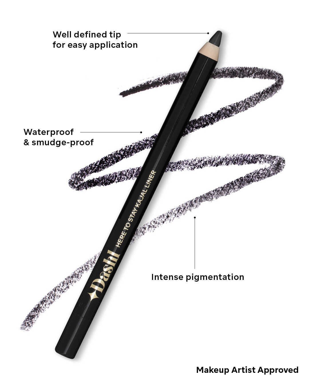 Dashl Here To Stay Kajal Liner Black Khol 1,2 g