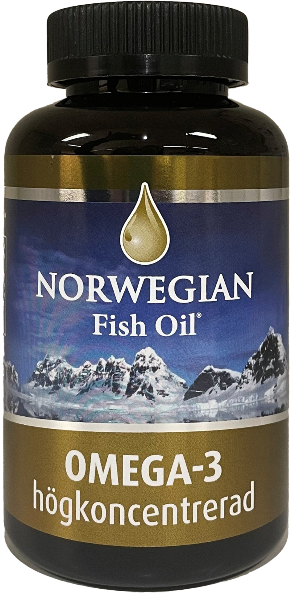 Biosan Norwegian Fish Oil Omega-3 Högkoncentrerad 180 kapslar