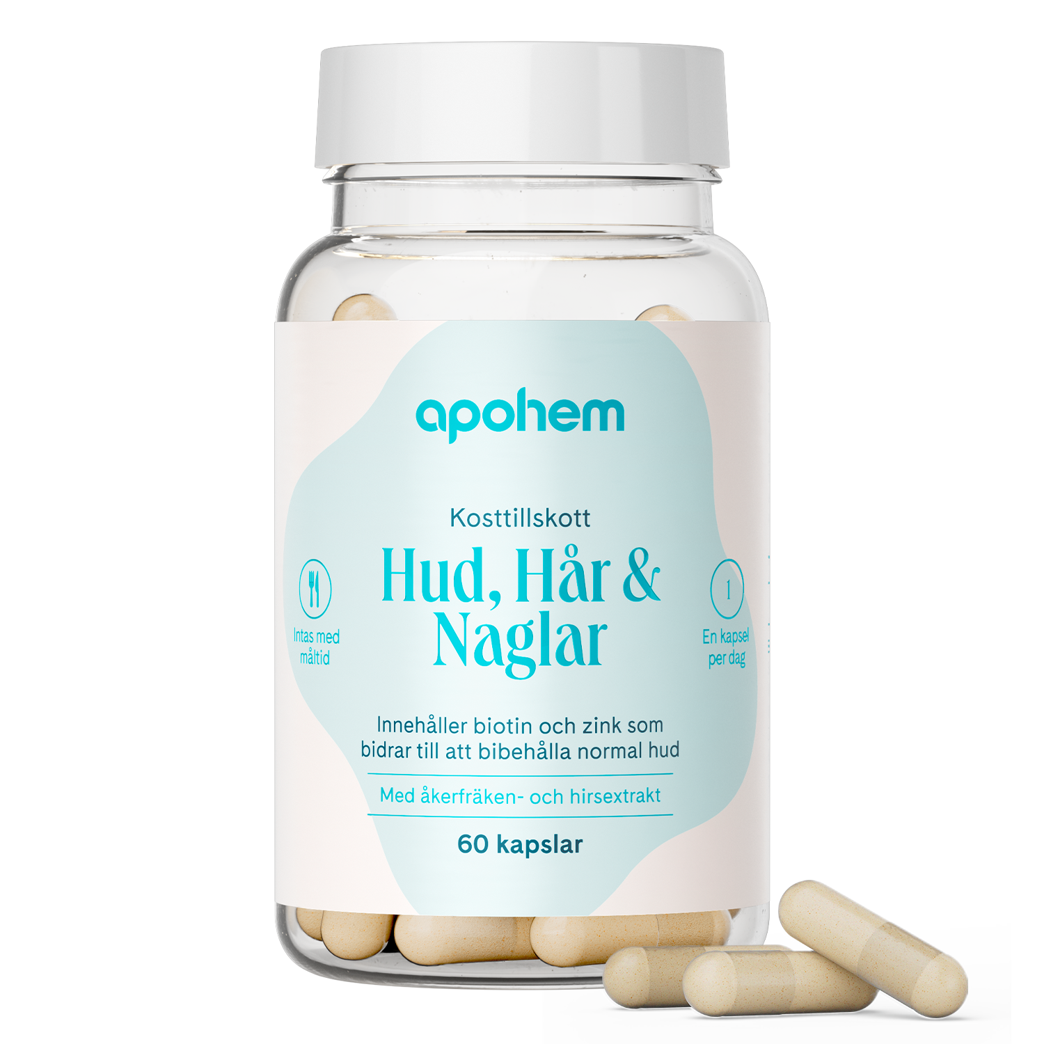 Apohem Hud, Hår & Naglar 60 kapslar