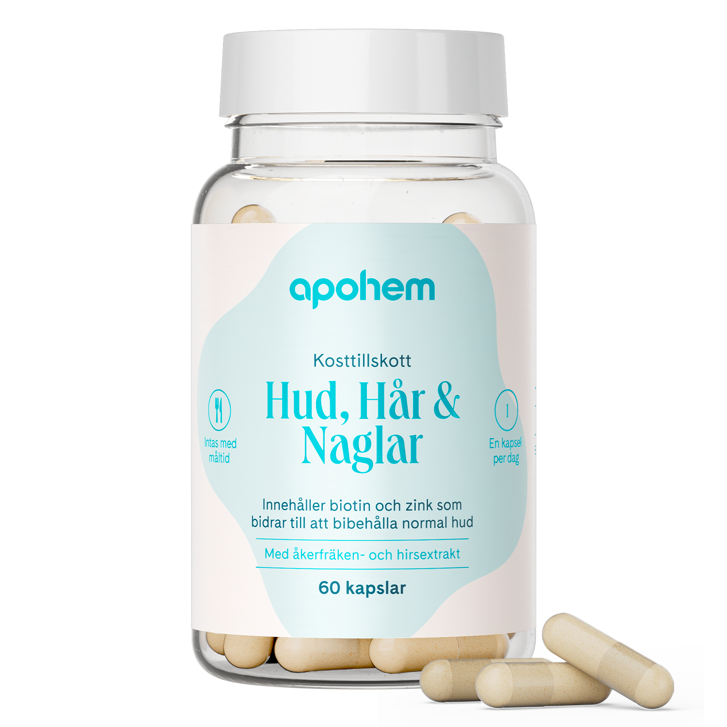 Apohem Hud, Hår & Naglar 60 kapslar