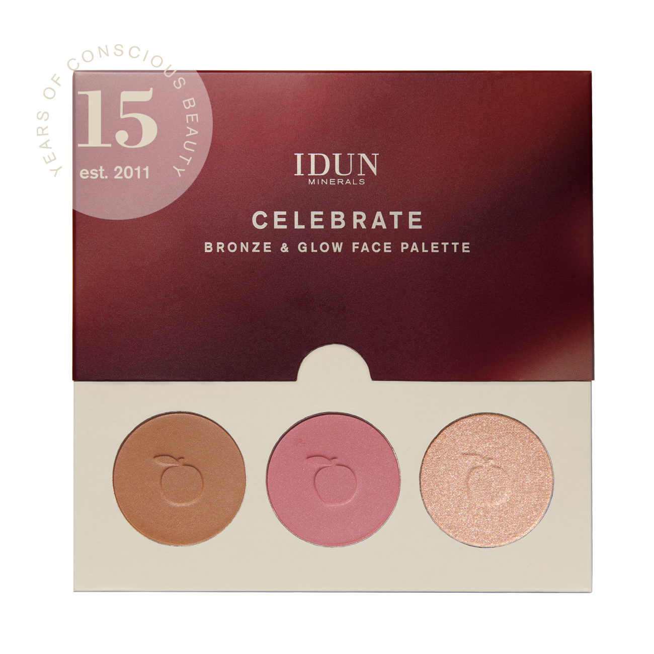 IDUN Minerals Celebrate Bronze & Glow Face Palette 7,6 g