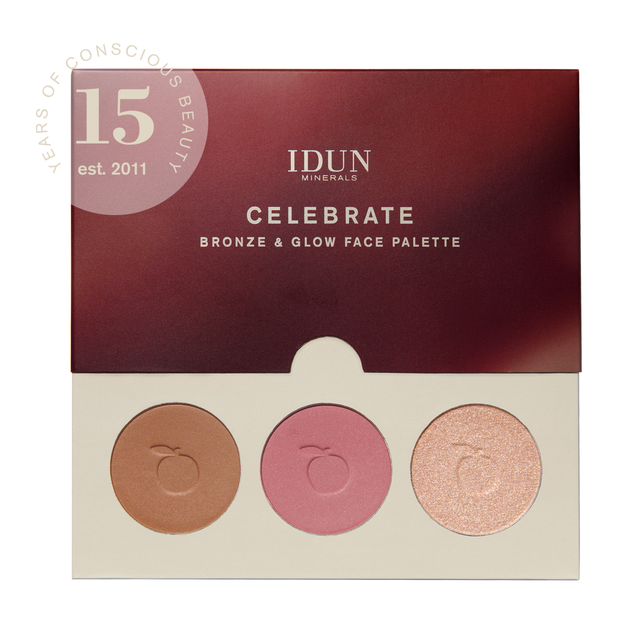 IDUN Minerals Celebrate Bronze & Glow Face Palette 7,6 g