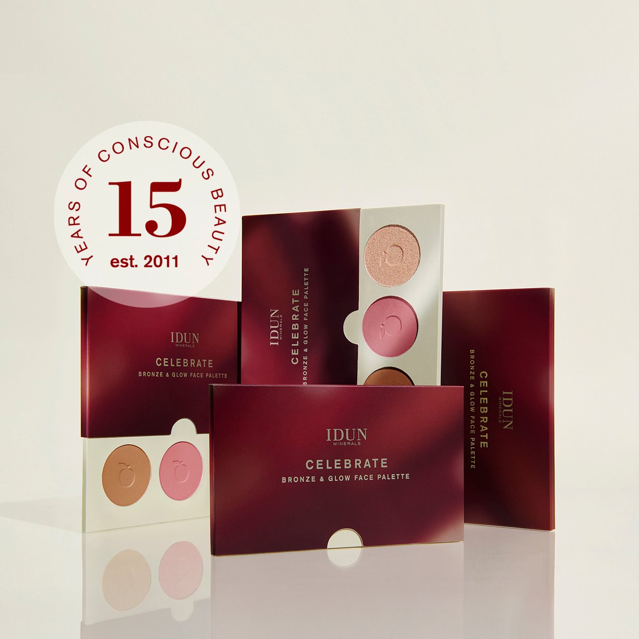 IDUN Minerals Celebrate Bronze & Glow Face Palette 7,6 g