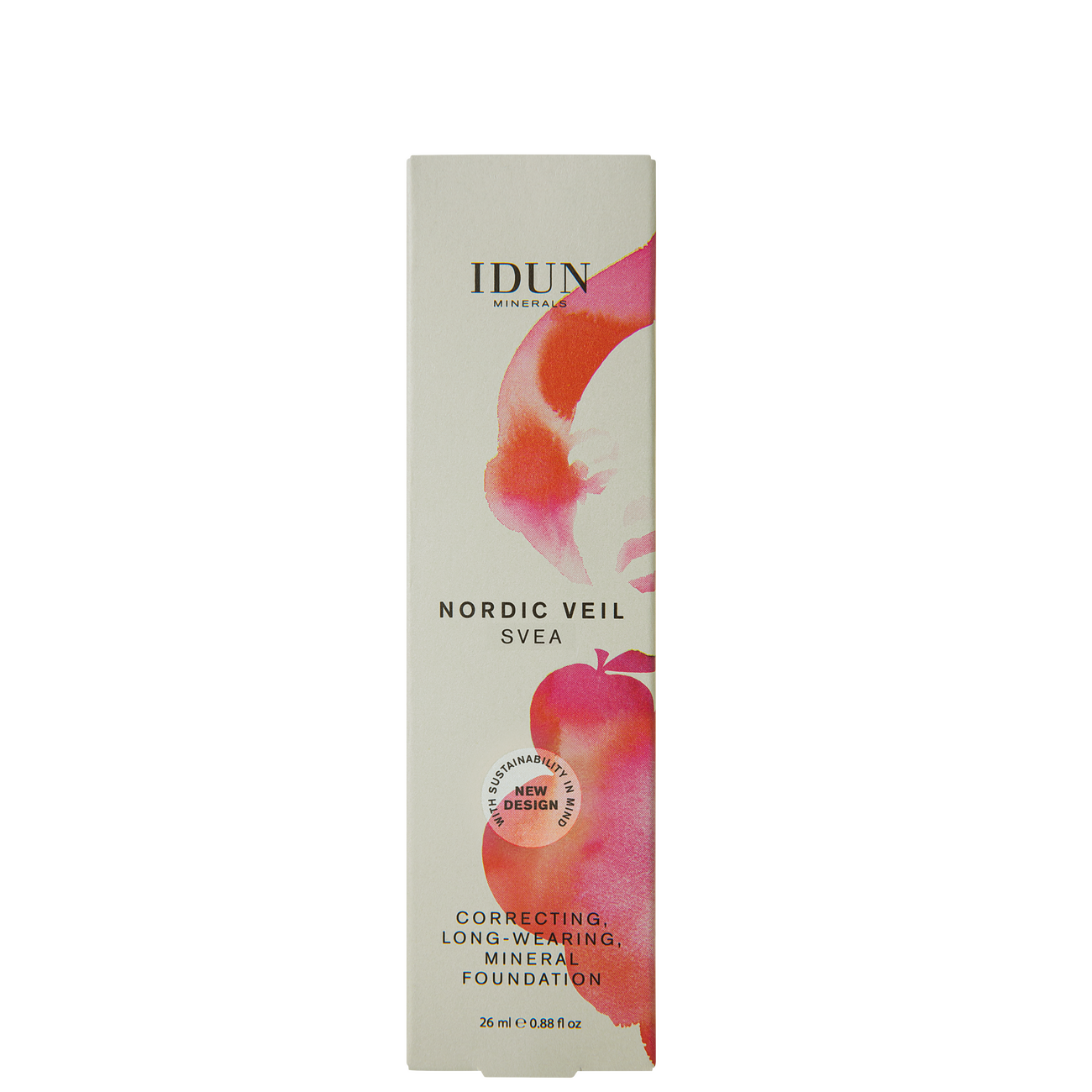 IDUN Minerals Liquid Mineral Foundation Nordic Veil Svea Warm Medium 26 ml