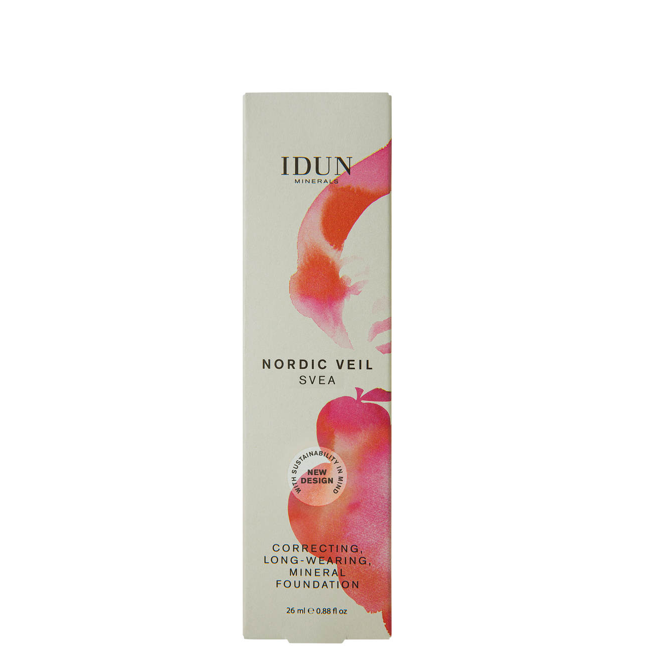 IDUN Minerals Liquid Mineral Foundation Nordic Veil Svea Warm Medium 26 ml