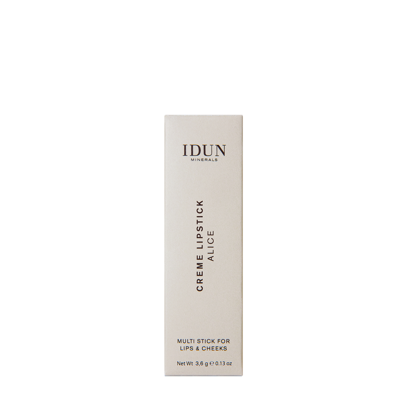 IDUN Minerals Creme Lipstick Alice Rose Nude 4 g