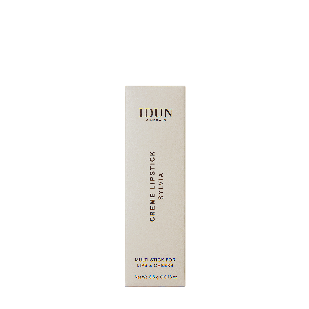 IDUN Minerals Creme Lipstick Sylvia Shimmering Plum 4 g