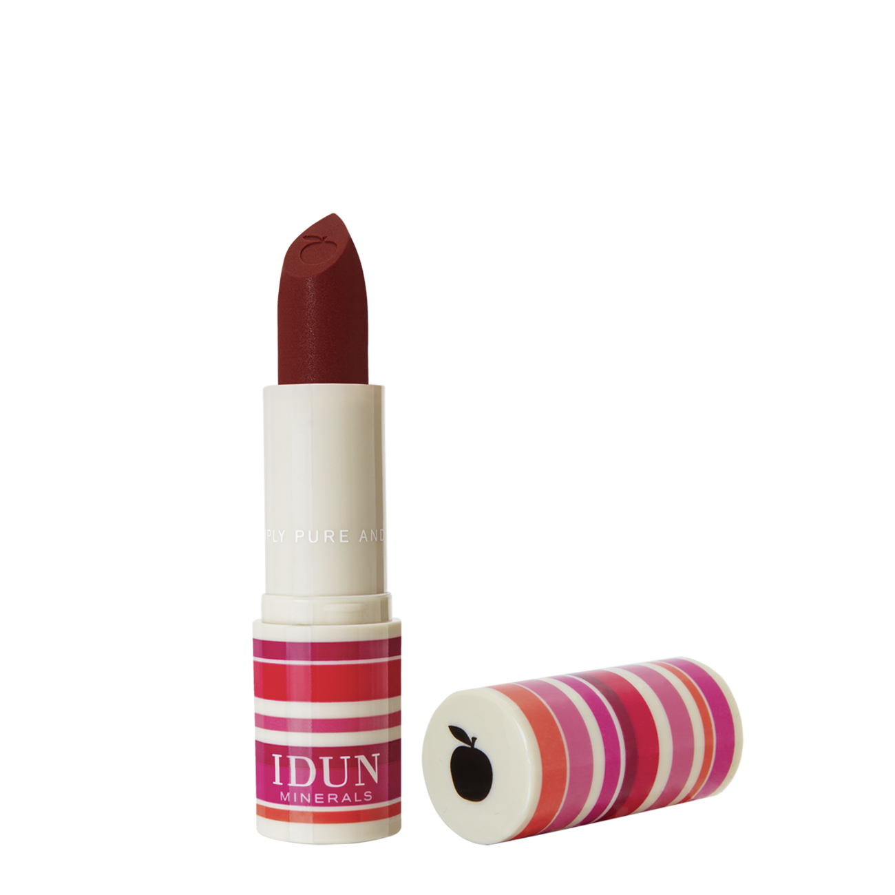 IDUN Minerals Matte Lipstick Vinbär Umber Red 4 g