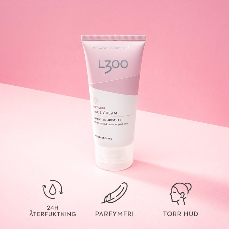 L300 Intensive Moisture Face Cream Dry Skin Oparfymerad 60 ml