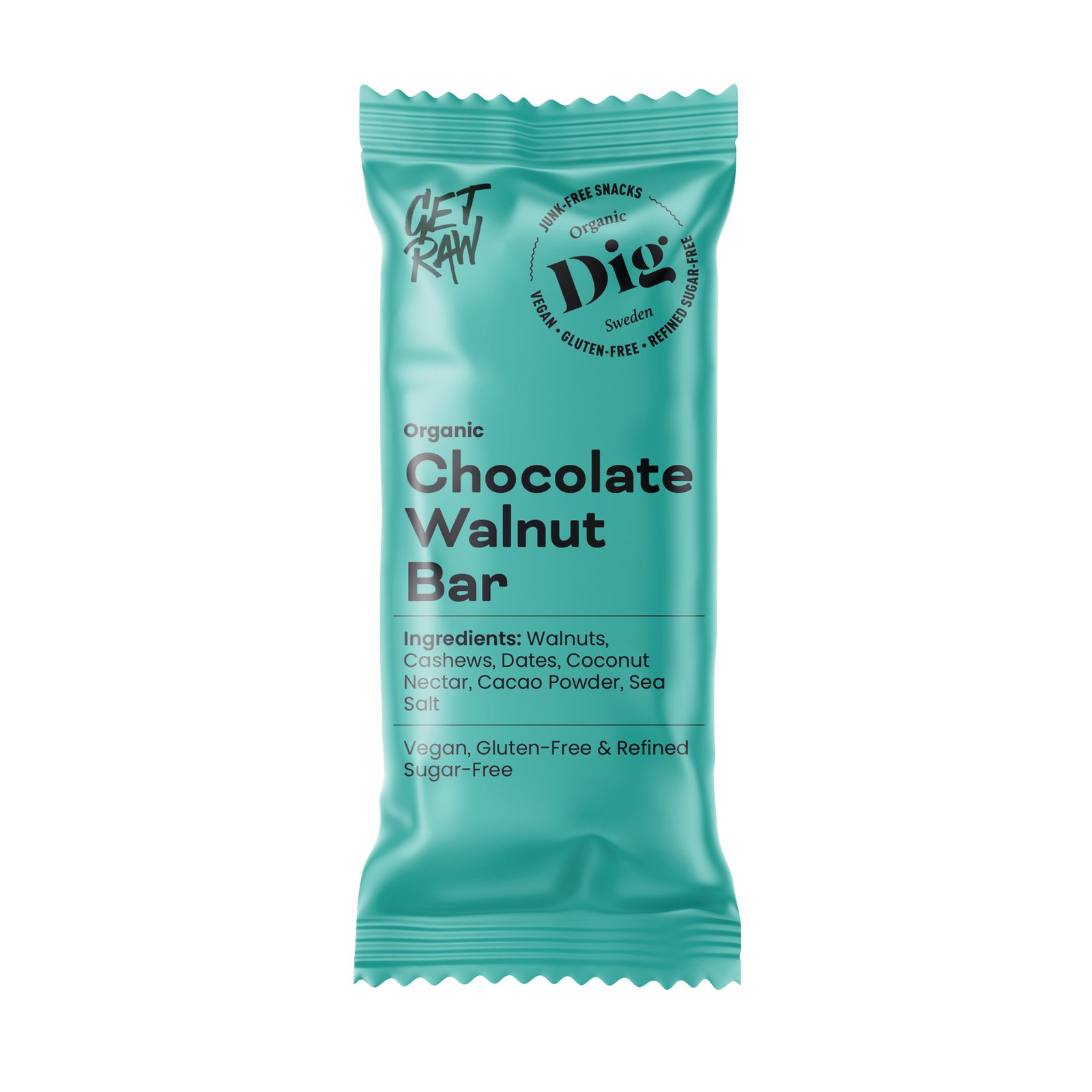 GET RAW Chocolate & Walnut  42g