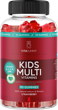 Vitayummy Kids Multivitamins Strawberry 90 tuggtabletter