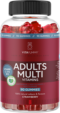 VitaYummy Adults Multi Strawberry Tuggtabletter - 110 st