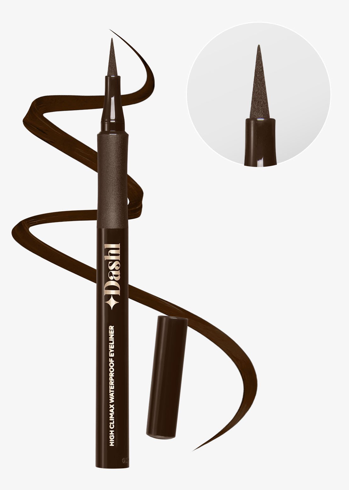 Dashl High Climax Waterproof Eyeliner Espresso 1,2 ml