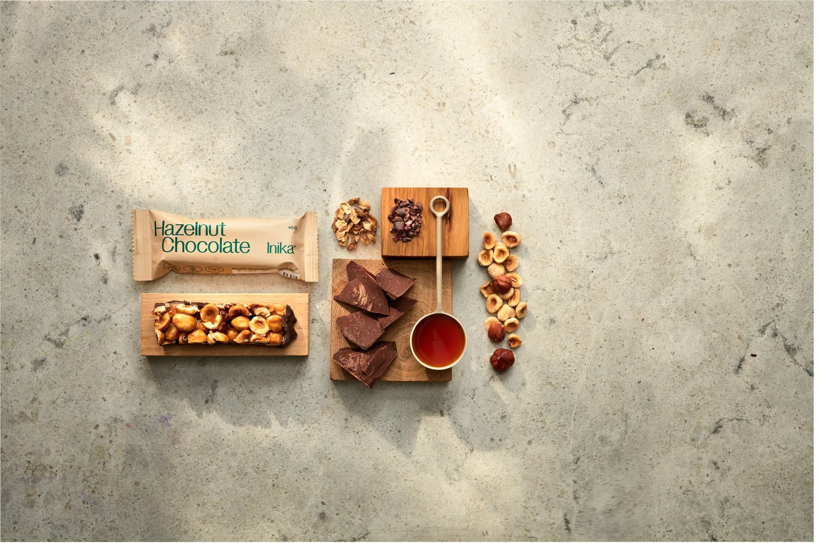 Inika Superfoods Hazelnut Chocolate Bar 12-pack