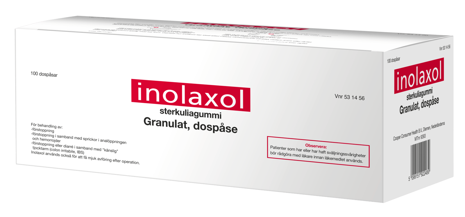 Inolaxol granulat i dospåse 100 st
