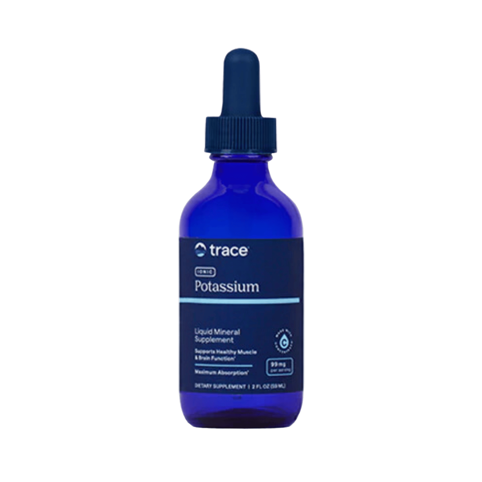 Trace Minerals Liquid Ionic Potassium 99 mg 59 ml