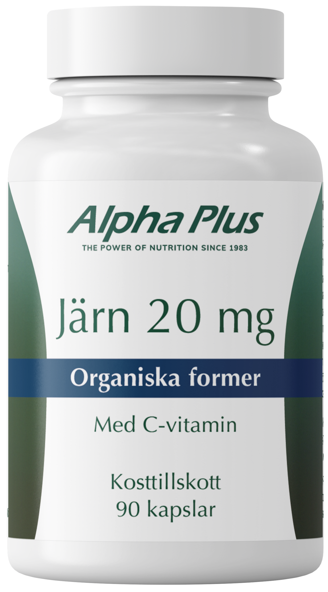 Alpha Plus Järn 20 mg 90 kapslar