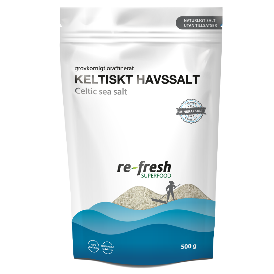 Re-fresh Superfood Keltiskt havssalt (celtic sea salt) Grovkornigt 500g