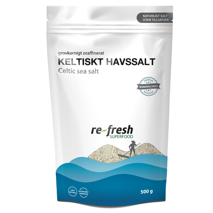 Re-fresh Superfood Keltiskt havssalt (celtic sea salt) Grovkornigt 500g