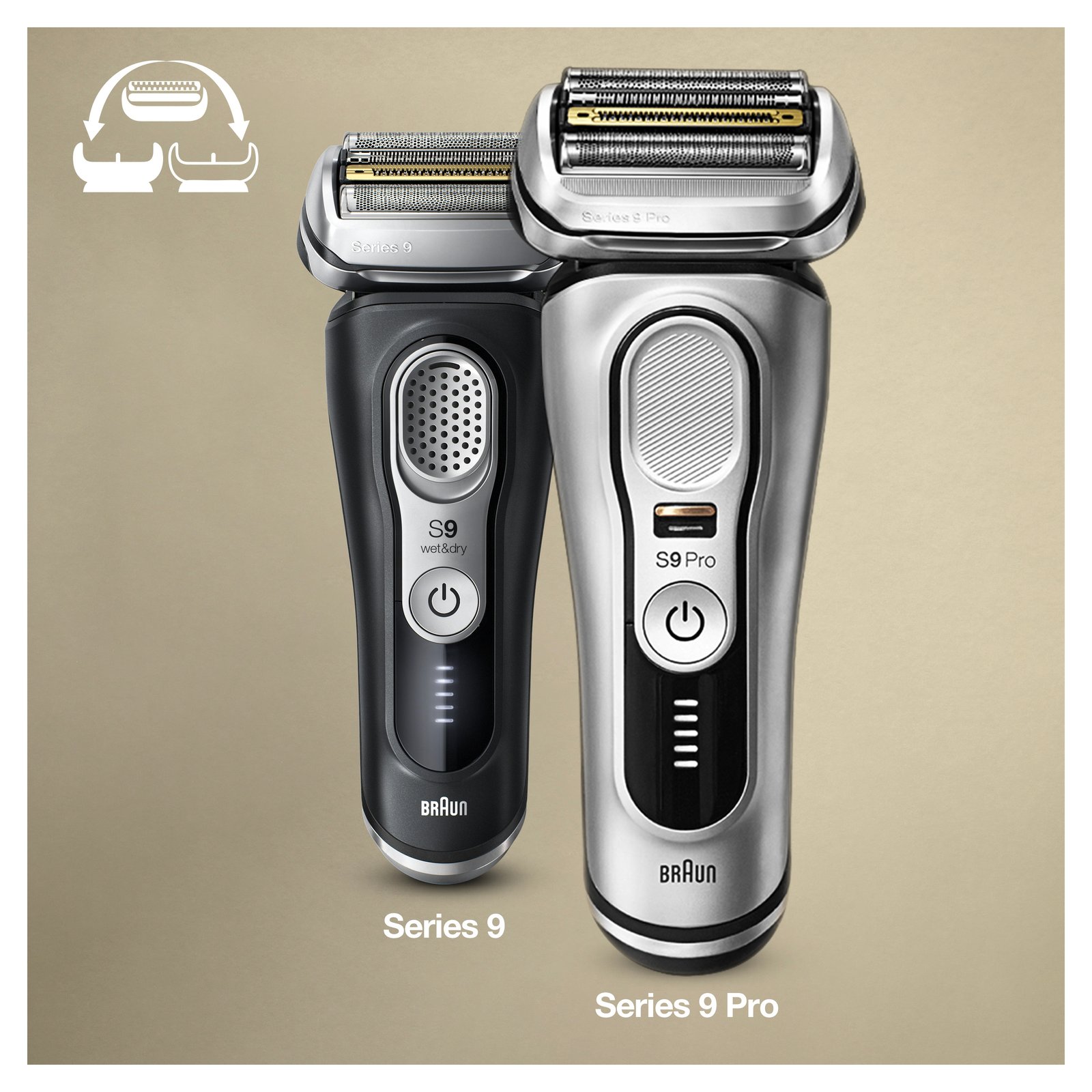 Braun Series Byteskassett till elektriskt rakapparatshuvud Del 94M Silver