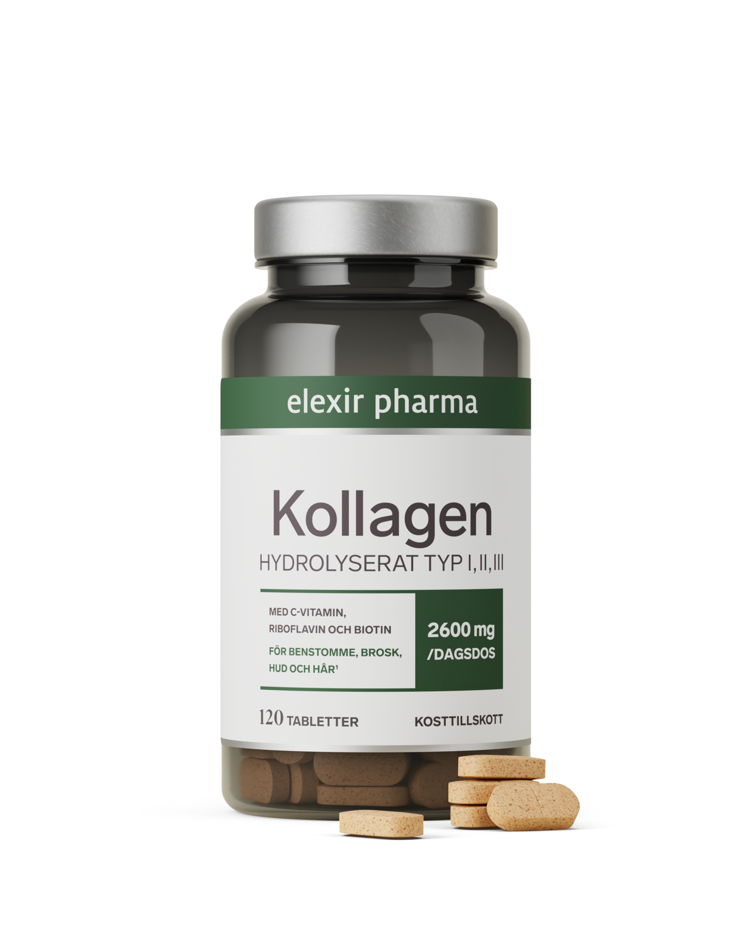 Elexir Pharma Kollagen 120 tabletter