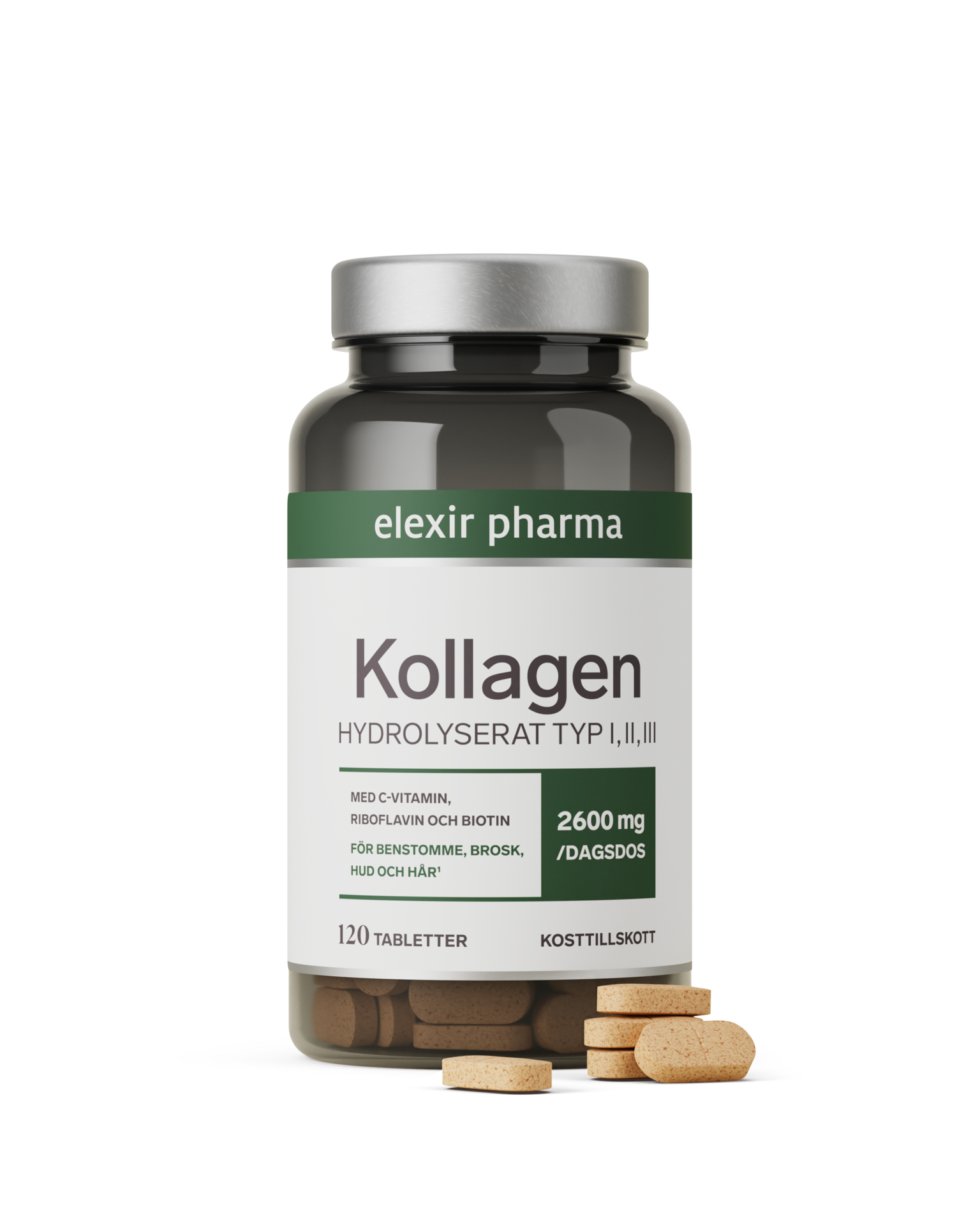 Elexir Pharma Kollagen 120 tabletter