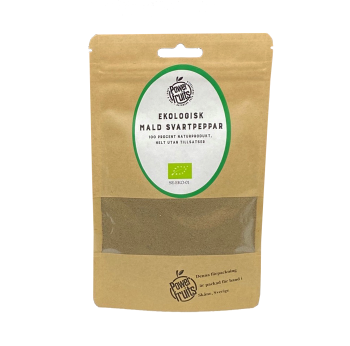 Powerfruits Svartpeppar Mald 50 g EKO