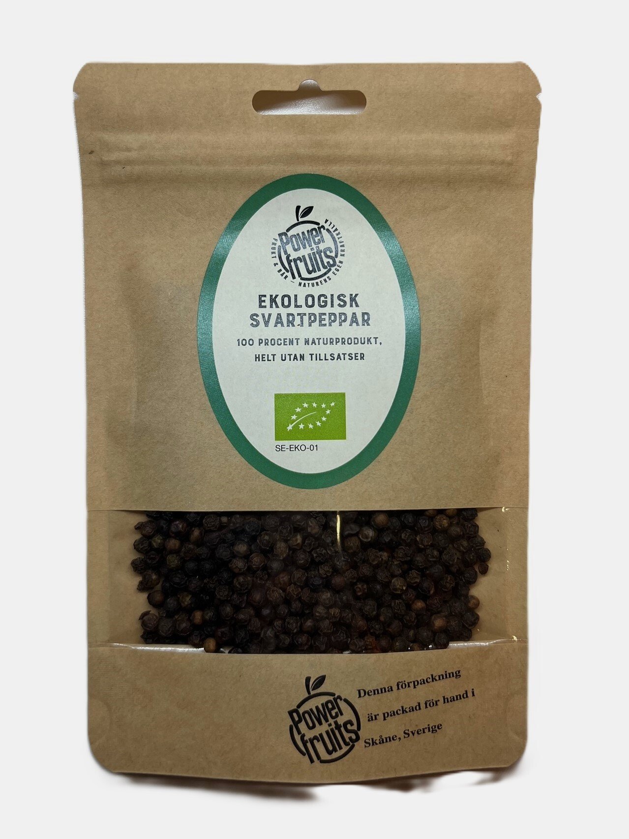 Powerfruits Svartpeppar Hel 50 g EKO