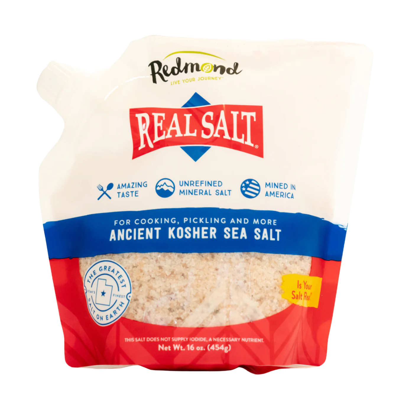 Redmond Real Salt Kosher Pouch 454 g