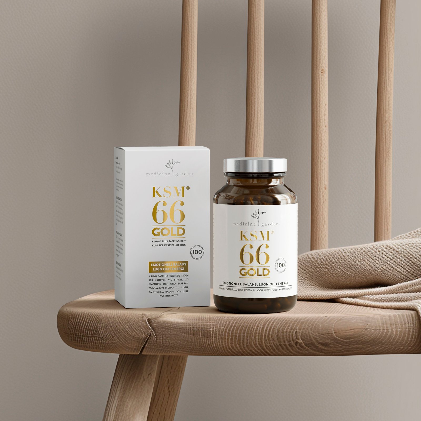 MedicineGarden KSM66 Gold 100 kapslar