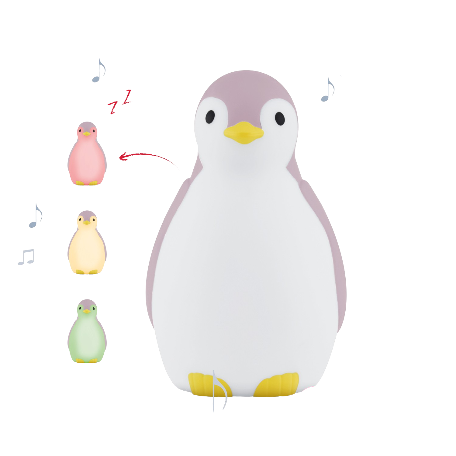 Zazu Sömntränare Pingvinen Pam Rosa 1 st