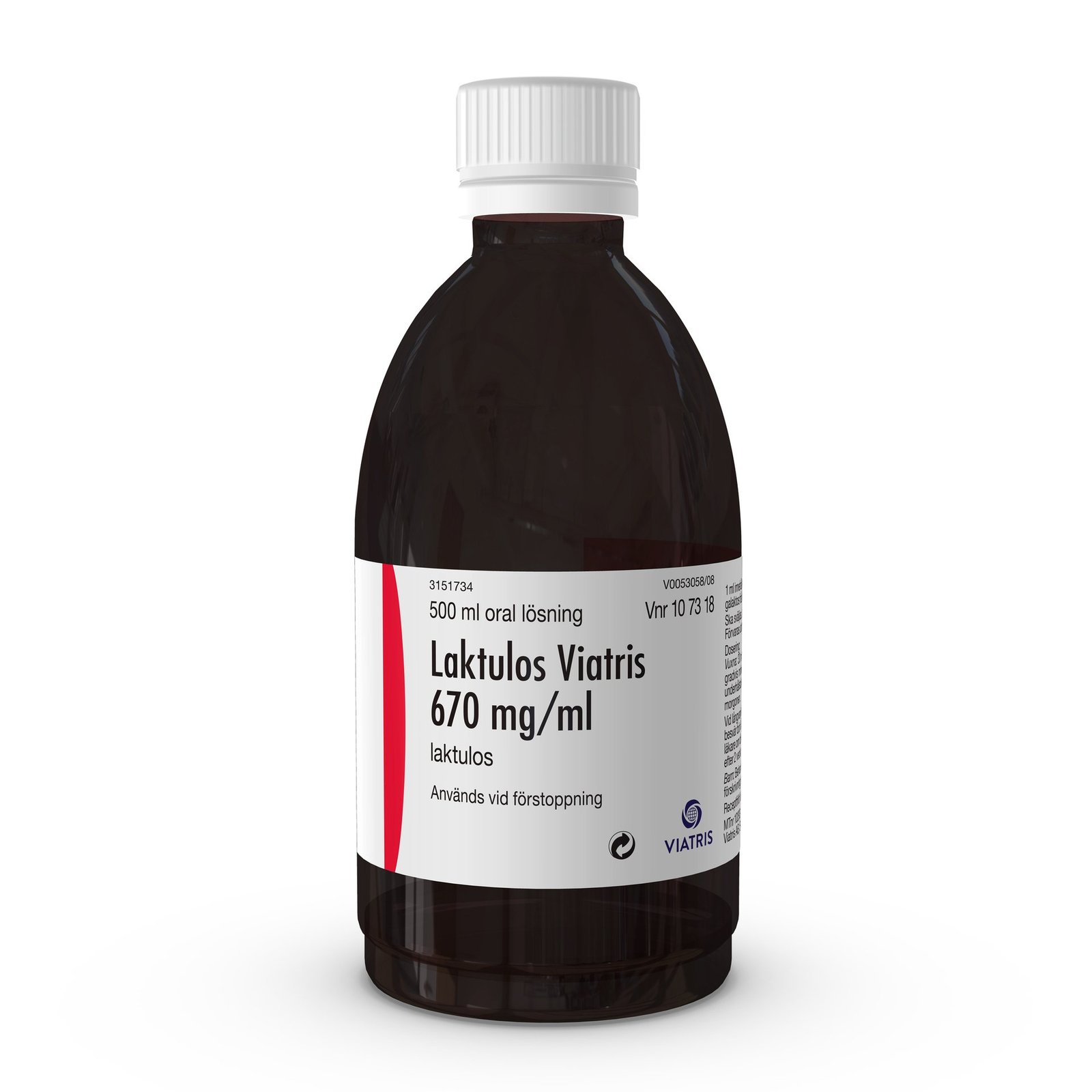 Laktulos Viatris, oral lösning 670 mg/ml, 500 ml