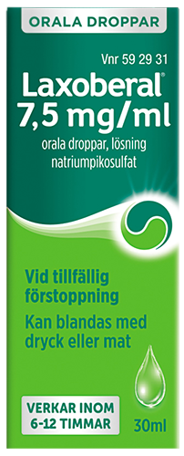 Laxoberal droppar 7,5mg/ml, 30ml