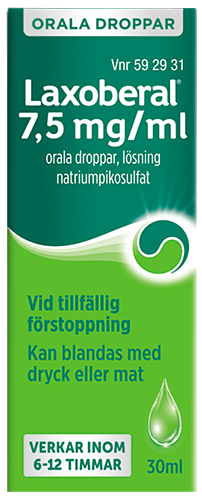 Laxoberal droppar 7,5mg/ml, 30ml