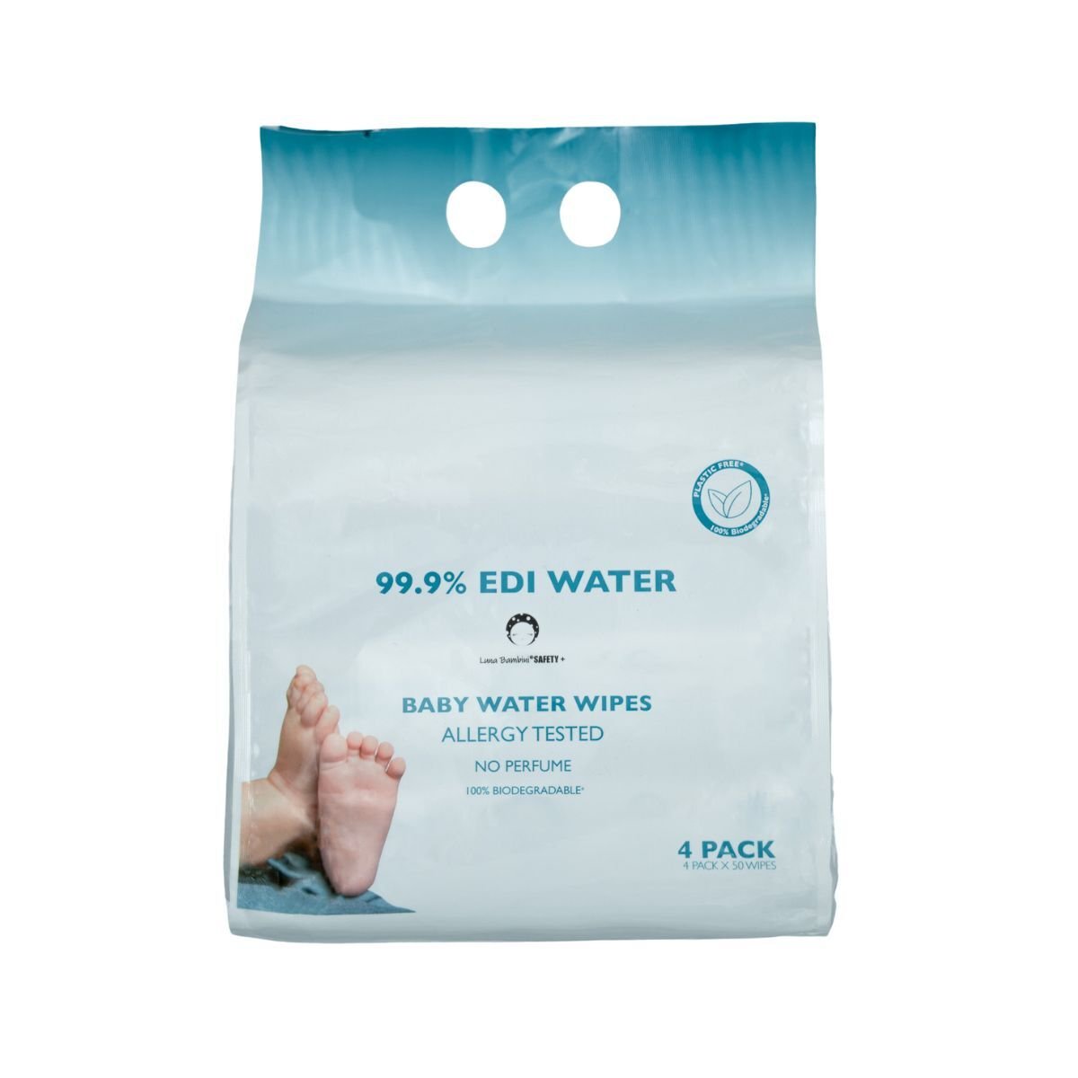 Luna Bambini Aqua Water Wipes 4 x 50 st